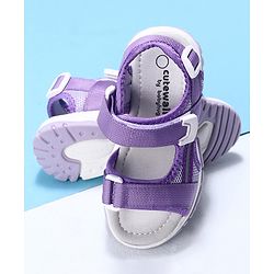 Cute Walk by Babyhug Velcro Sandals - Purple