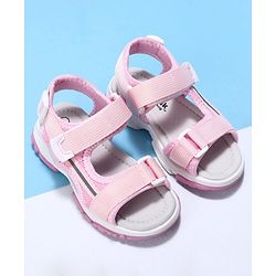 Cute Walk by Babyhug Velcro Sandals - Pink