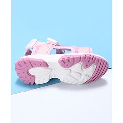 Cute Walk by Babyhug Velcro Sandals - Pink