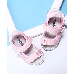 Cute Walk by Babyhug Velcro Sandals - Pink