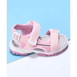 Cute Walk by Babyhug Velcro Sandals - Pink