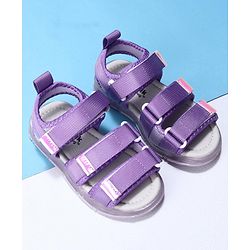 Cute Walk by Babyhug Velcro Sandals - Purple