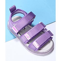 Cute Walk by Babyhug Velcro Sandals - Purple