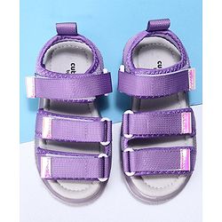 Cute Walk by Babyhug Velcro Sandals - Purple