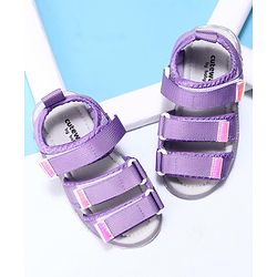 Cute Walk by Babyhug Velcro Sandals - Purple