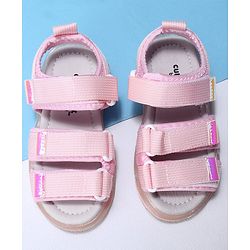 Cute Walk by Babyhug Velcro Sandals - Purple