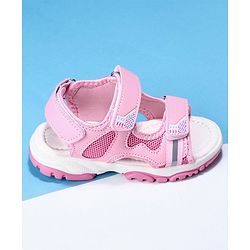 Cute Walk by Babyhug Velcro Sandals - Pink