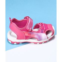 Cute Walk by Babyhug Velcro Sandals - Fuchsia