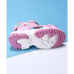 Cute Walk by Babyhug Sandals with Velcro Closure - Pink