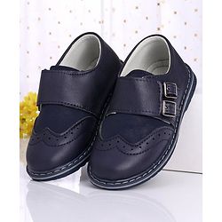 Cute Walk by Babyhug Buckle Closure Formal Shoes - Blue
