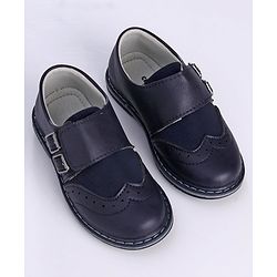Cute Walk by Babyhug Buckle Closure Formal Shoes - Blue