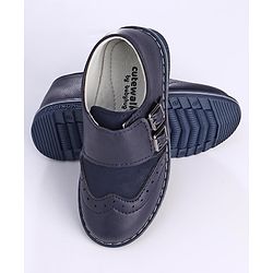 Cute Walk by Babyhug Buckle Closure Formal Shoes - Blue