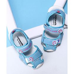 Cute Walk by Babyhug Velcro Sandals - Blue