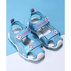 Cute Walk by Babyhug Velcro Sandals - Blue