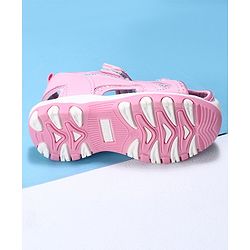 Cute Walk by Babyhug Velcro Sandals - Pink