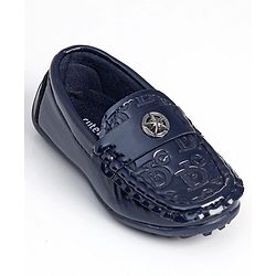 Cute Walk by Babyhug Slip On Party Wear Shoes - Navy Blue