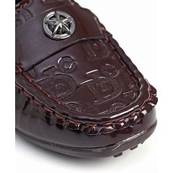 Cute Walk by Babyhug Slip On Party Wear Shoes - Brown