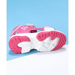 Cute Walk by Babyhug Sandals with Velcro Closure - Peach