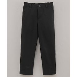 Babyhug Full Sleeves Classic Stretch Fit Party Suit Bow - Black