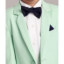 Babyhug Full Sleeves Solid Party Wear Suit - Mint Green