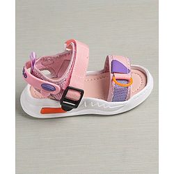 Cute Walk by Babyhug Sandals With Velcro Closure - Light Pink
