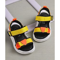 Cute Walk by Babyhug Sandals With Velcro Closure - Yellow