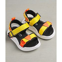 Cute Walk by Babyhug Sandals With Velcro Closure - Yellow