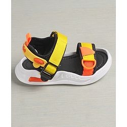 Cute Walk by Babyhug Sandals With Velcro Closure - Yellow