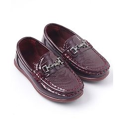 Cute Walk by Babyhug Slip On Formal Shoes - Wine