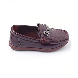Cute Walk by Babyhug Slip On Formal Shoes - Wine