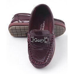 Cute Walk by Babyhug Slip On Formal Shoes - Wine