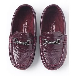 Cute Walk by Babyhug Slip On Formal Shoes - Wine