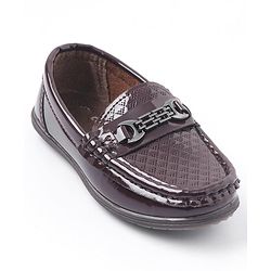 Cute Walk by Babyhug Slip On Formal Shoes - Coffee