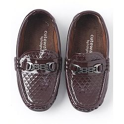 Cute Walk by Babyhug Slip On Formal Shoes - Coffee