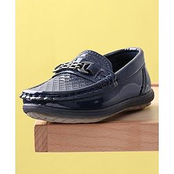 Cute Walk by Babyhug Slip On Formal Shoes - Navy