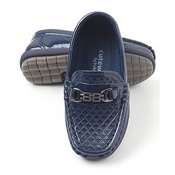 Cute Walk by Babyhug Slip On Formal Shoes - Navy