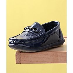 Cute Walk by Babyhug Slip On Party Wear Shoes - Navy