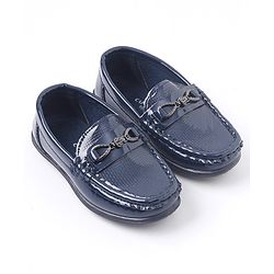 Cute Walk by Babyhug Slip On Party Wear Shoes - Navy