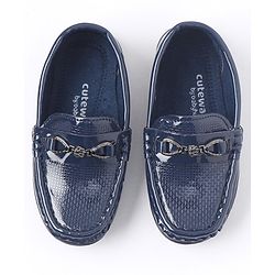 Cute Walk by Babyhug Slip On Party Wear Shoes - Navy