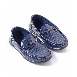 Cute Walk by Babyhug Formal Shoes - Navy Blue