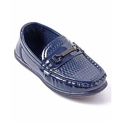 Cute Walk by Babyhug Formal Shoes - Navy Blue