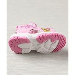 Cute Walk by Babyhug Sandals Solid Colour - Pink