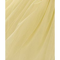 Babyhug Party Wear Sleeveless Frock Floral Appliques - Light Yellow