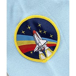 Babyhug Full Sleeves NASA printed Sweatshirt - Blue