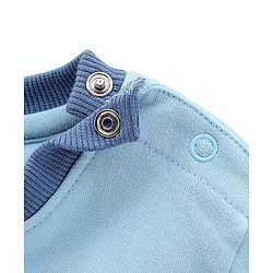 Babyhug Full Sleeves NASA printed Sweatshirt - Blue