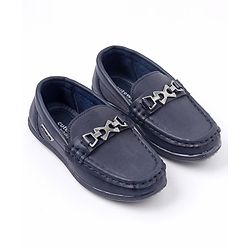 Cute Walk by Babyhug Formal & Party Wear Slip-On Shoes - Navy