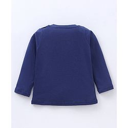 Babyhug Full Sleeves T-Shirt Tiger Print - Blue