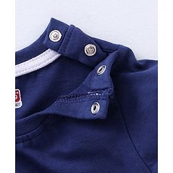 Babyhug Full Sleeves T-Shirt Tiger Print - Blue