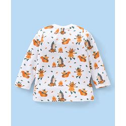 Babyhug Cotton Full Sleeves Stripes T-Shirts Pack of 3 - Multicolor