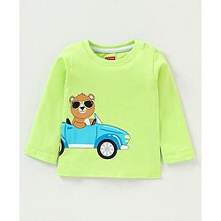 Babyhug Cotton Full Sleeves T-Shirt Striped Pack of 5 - Green & Blue